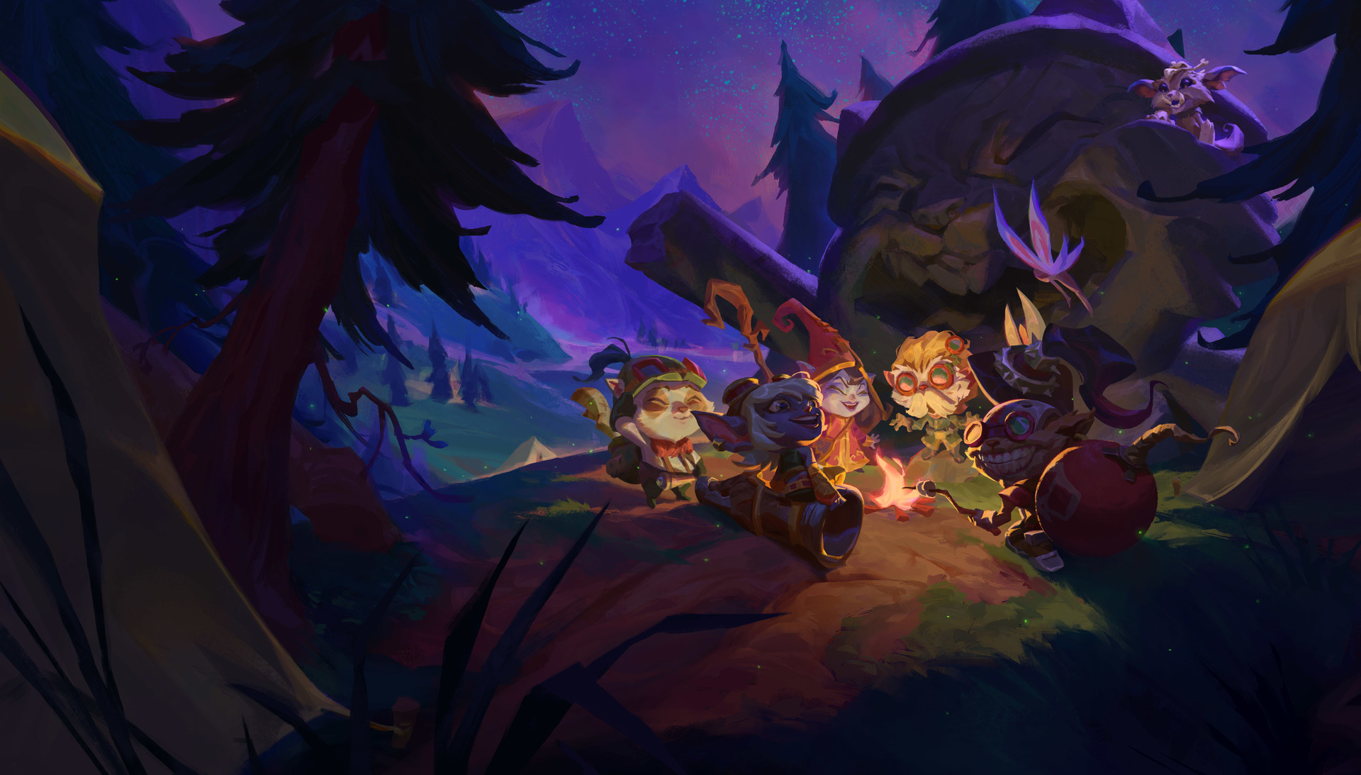 ArtStation - Riot - League of Legends - Acampamento Yordle