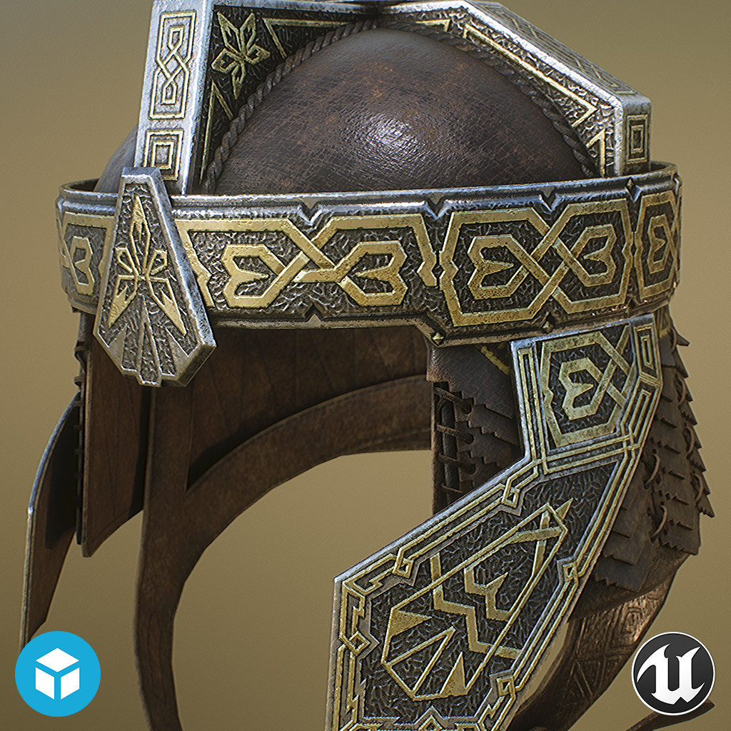 Gimli's Helmet - realtime prop