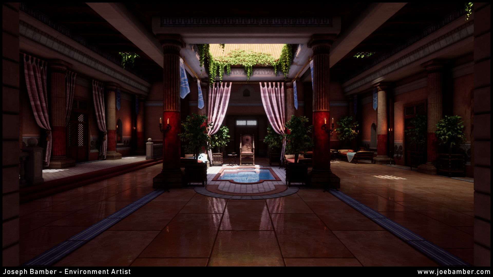 Joseph Bamber - Roman Villa, image size:1920x1080