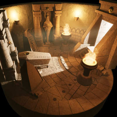 Tomb of the Ancient King, Unreal Engine 4