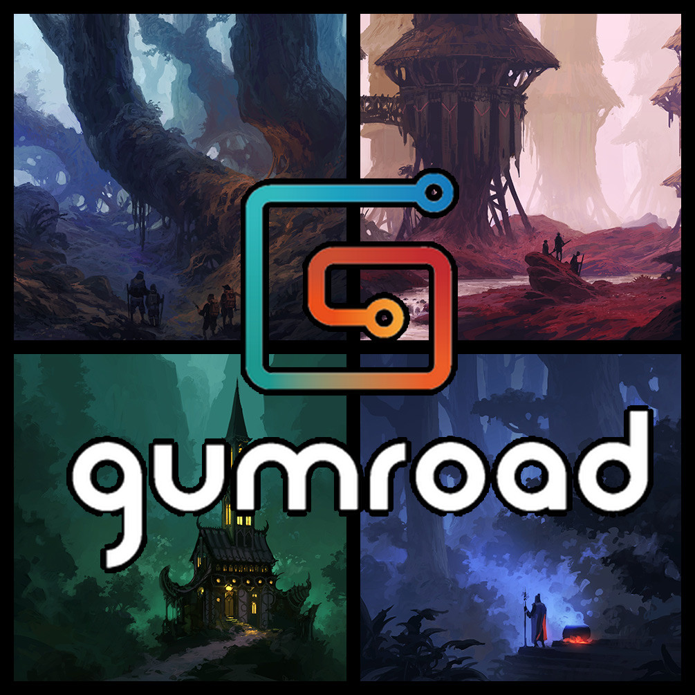 ArtStation - Gumroad Illustration Packs