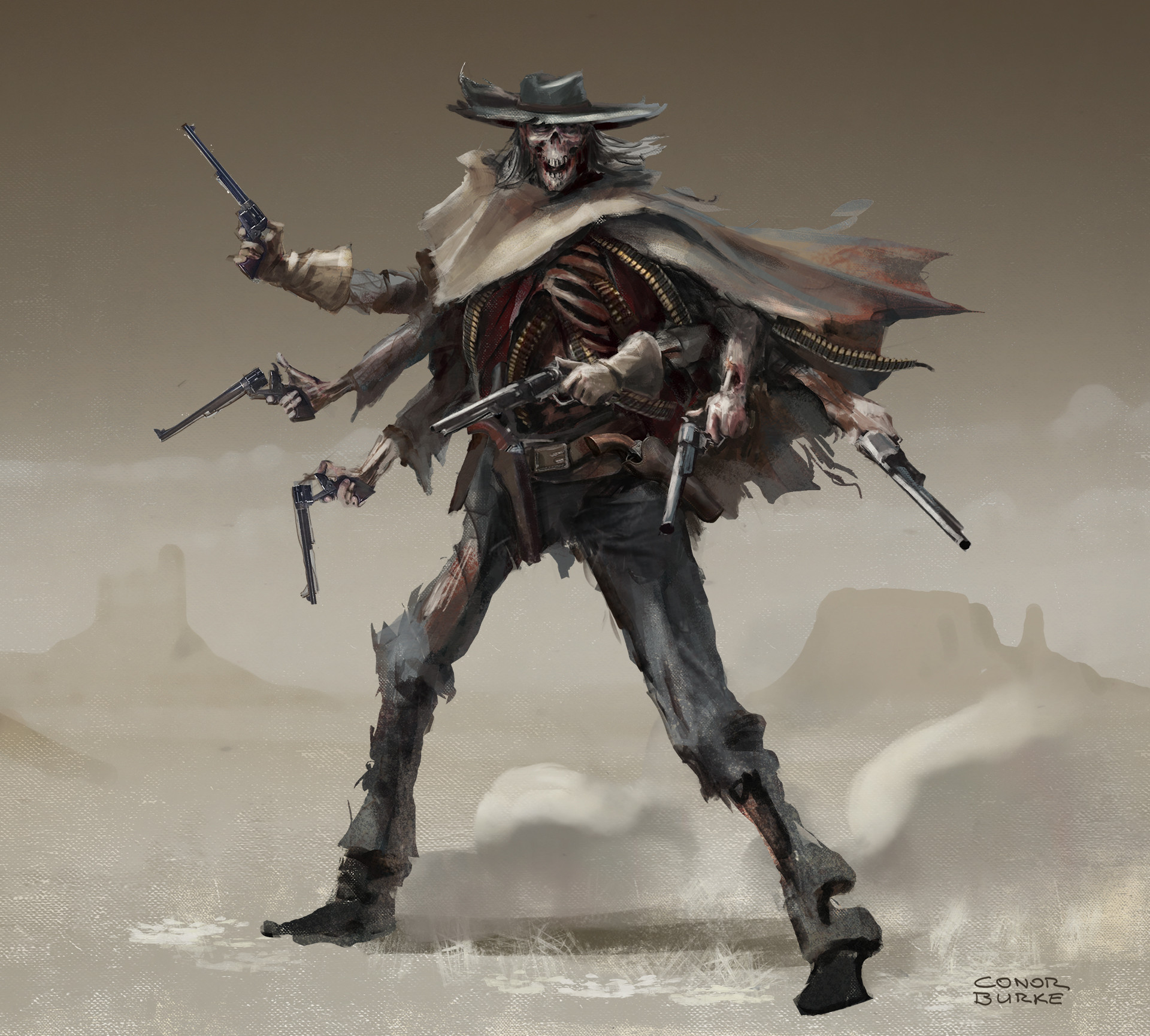 Artstation Wild West Challenge The Good The Bad And The Undead