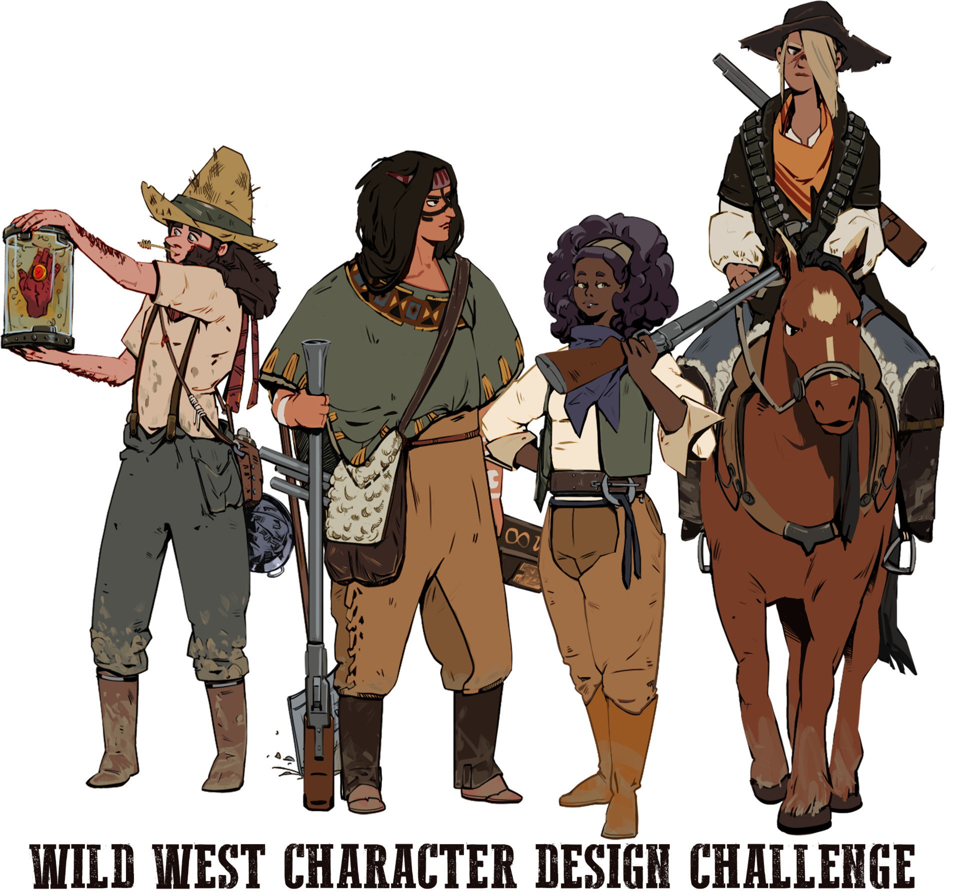 ArtStation - Wild West Characters