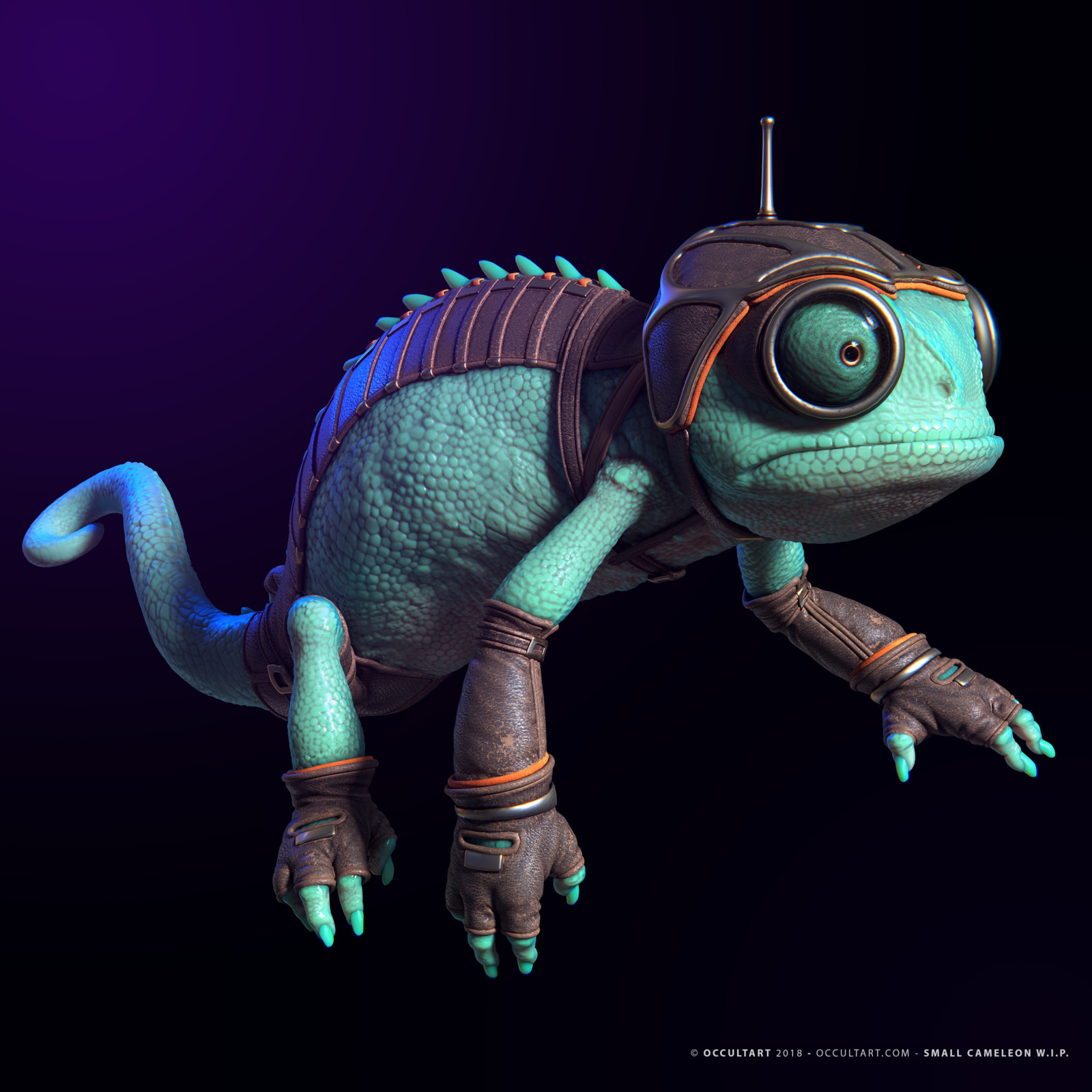 Small chameleon W.I.P.