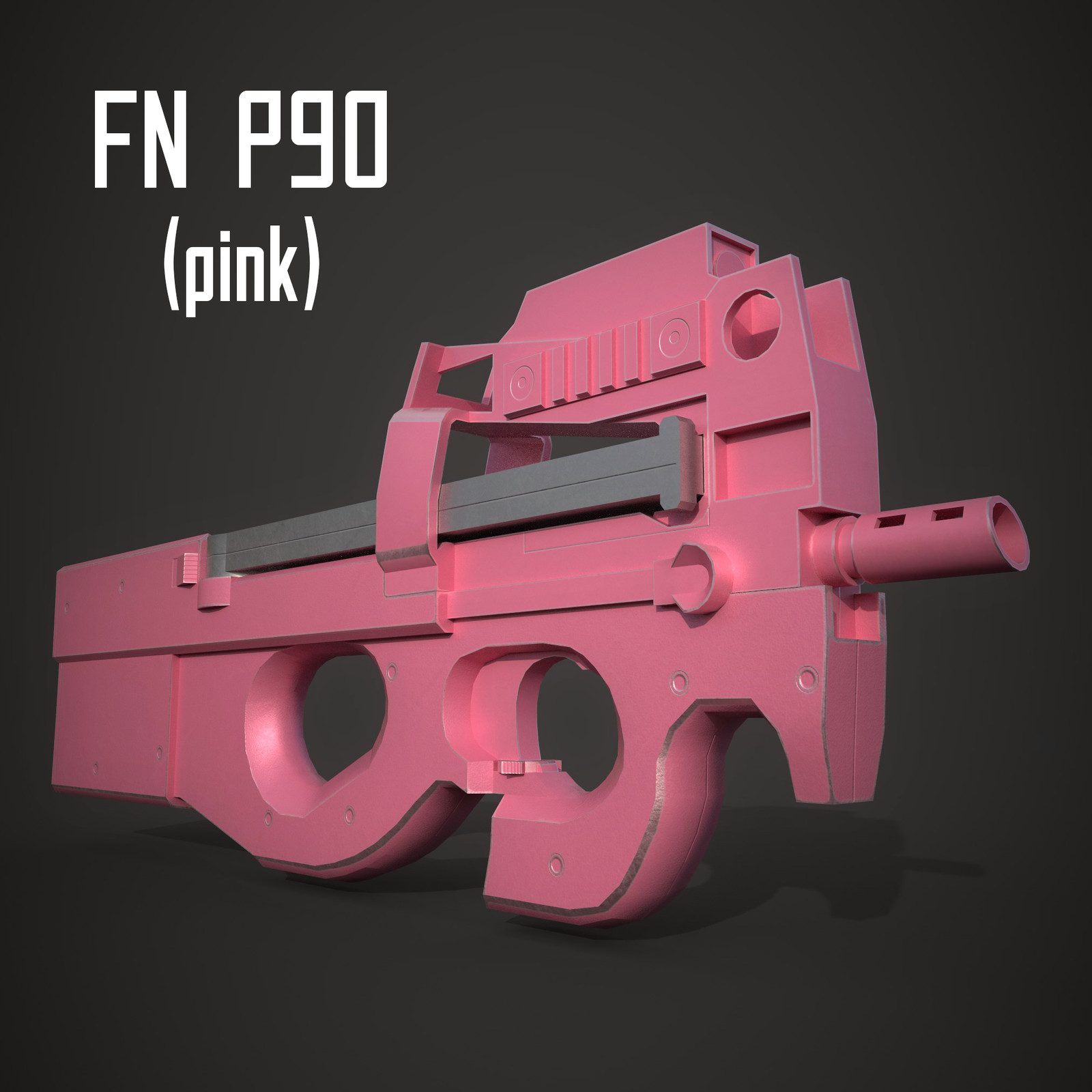 Artstation Fn P90 Pink Bryan Lozano