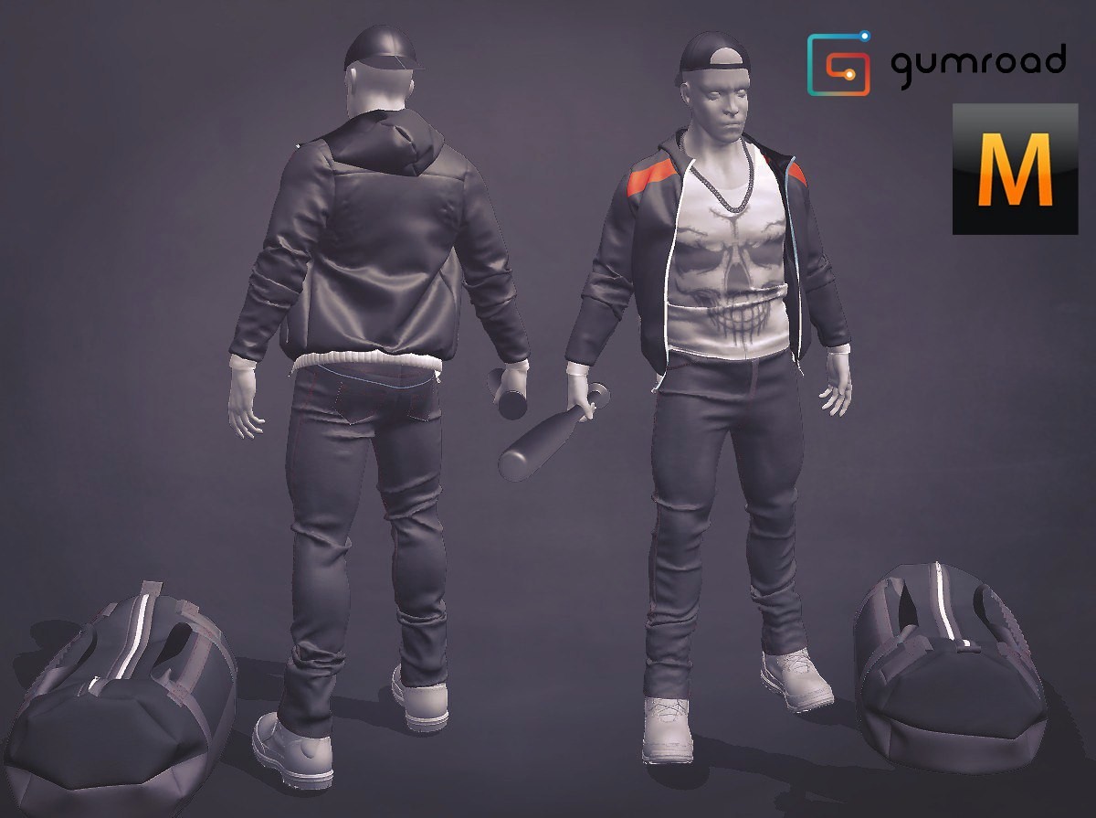 ArtStation - Making a hooligan in Marvelous Designer