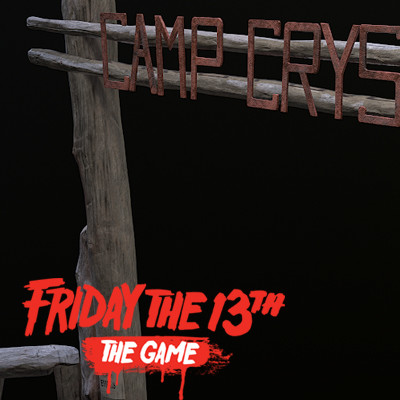 Friday the 13th: The Game - Camp Crystal Lake Sign