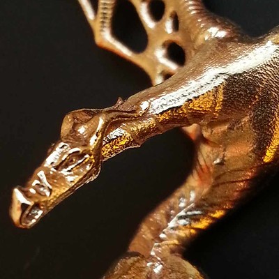 Dragon pendant - 3D printed