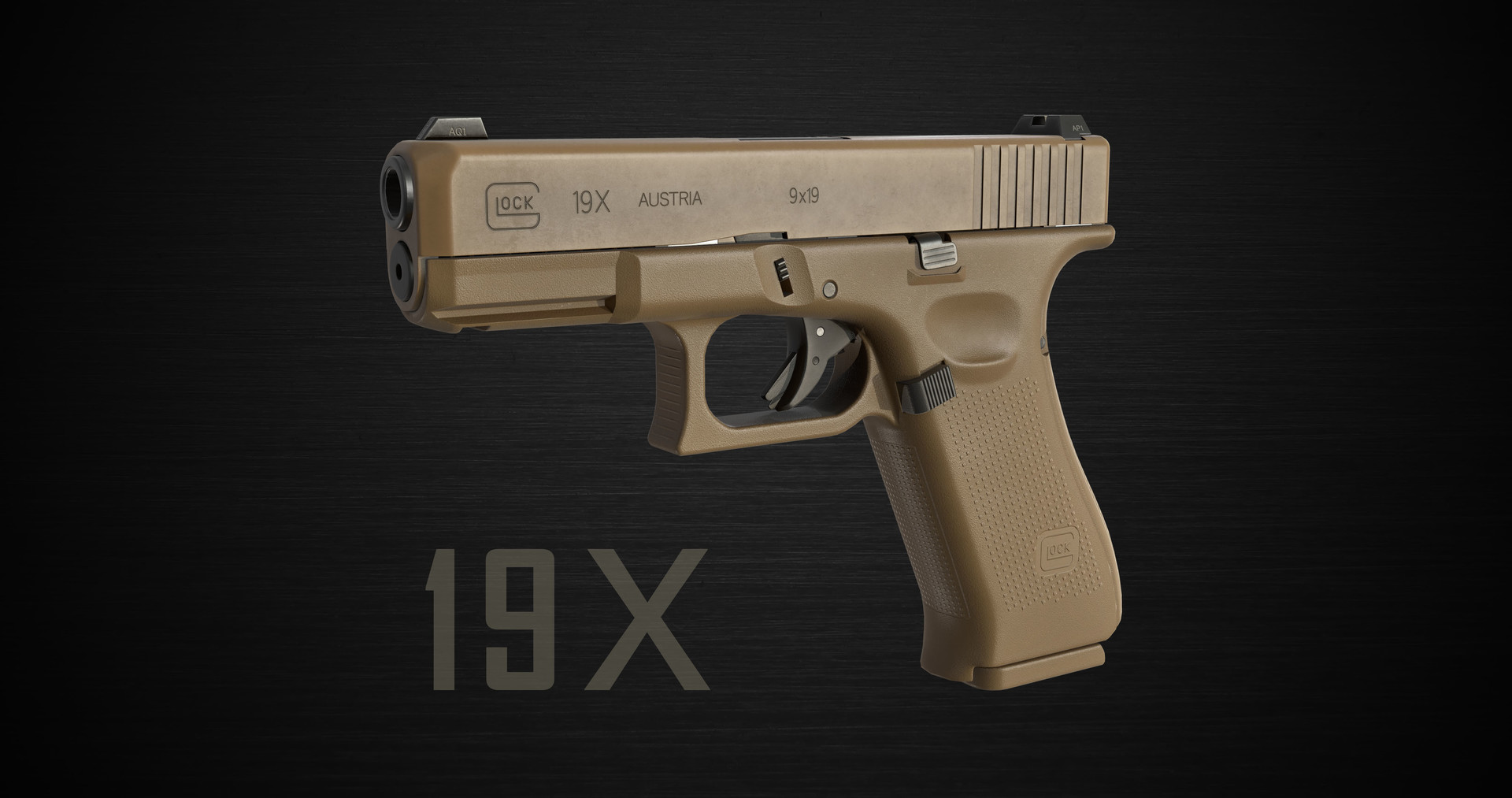 ArtStation - Glock 19X re-rendered