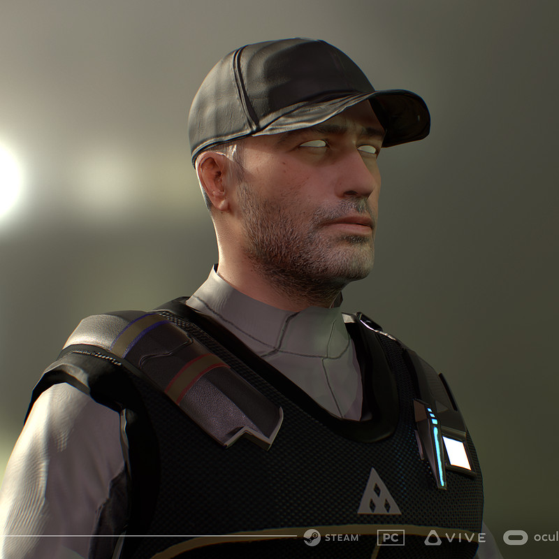 Security2 (3d Character Modeling and Texturing for ManMade: SciFi Action Adventure Game)
