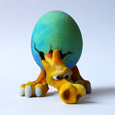 Hatchling 009 - 3D printed Dragon baby