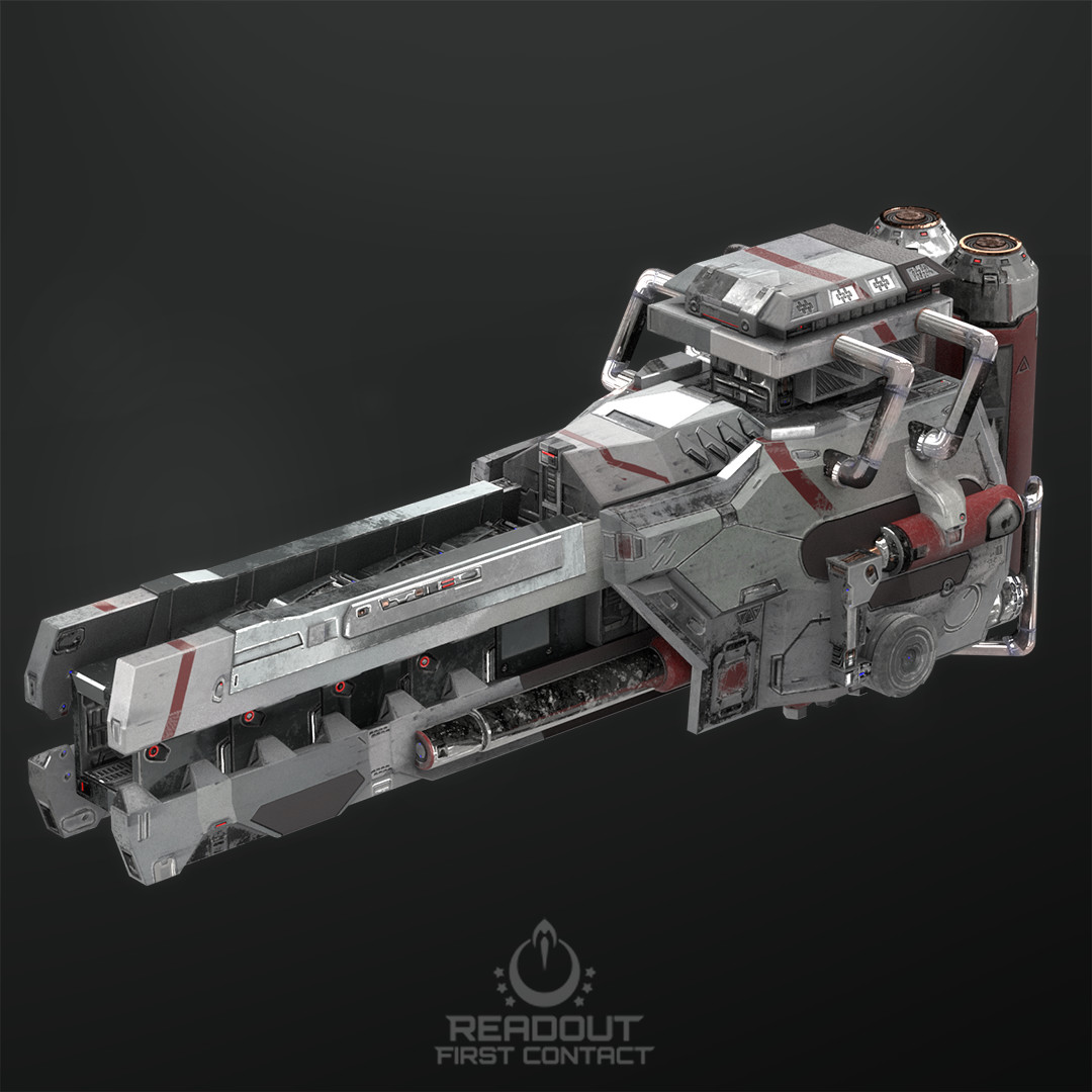 ArtStation - Heavy Blaster - Weapon - Readout: First Contact