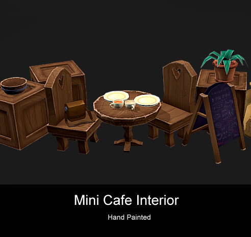 ArtStation - Mini Cafe