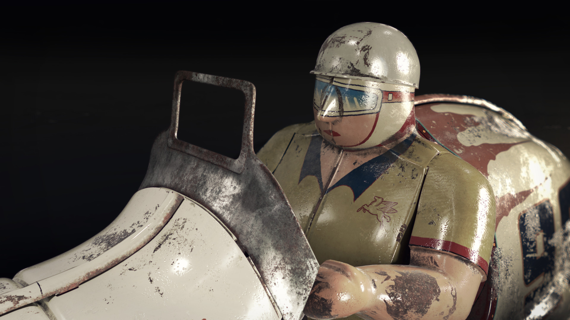 ArtStation - Troy Ruttman, 1950 Agajanian Special - Yonezawa Tin Toy.