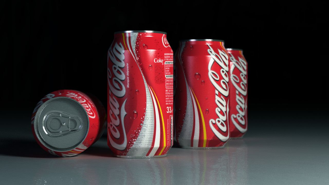 ArtStation - coka cola can