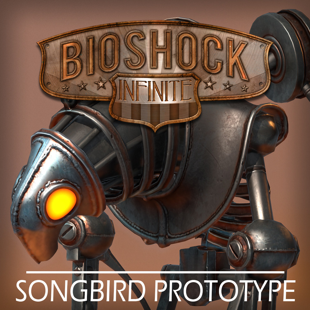 Artstation Bioshock Infinite Song Bird Prototype Chad King