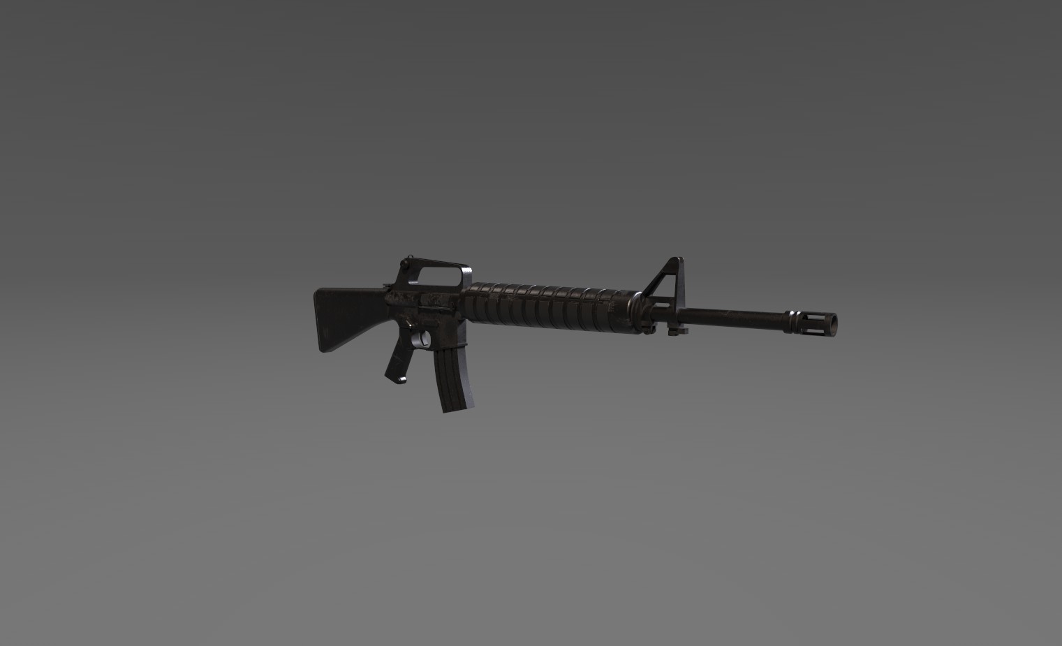 ArtStation - M16 rifle