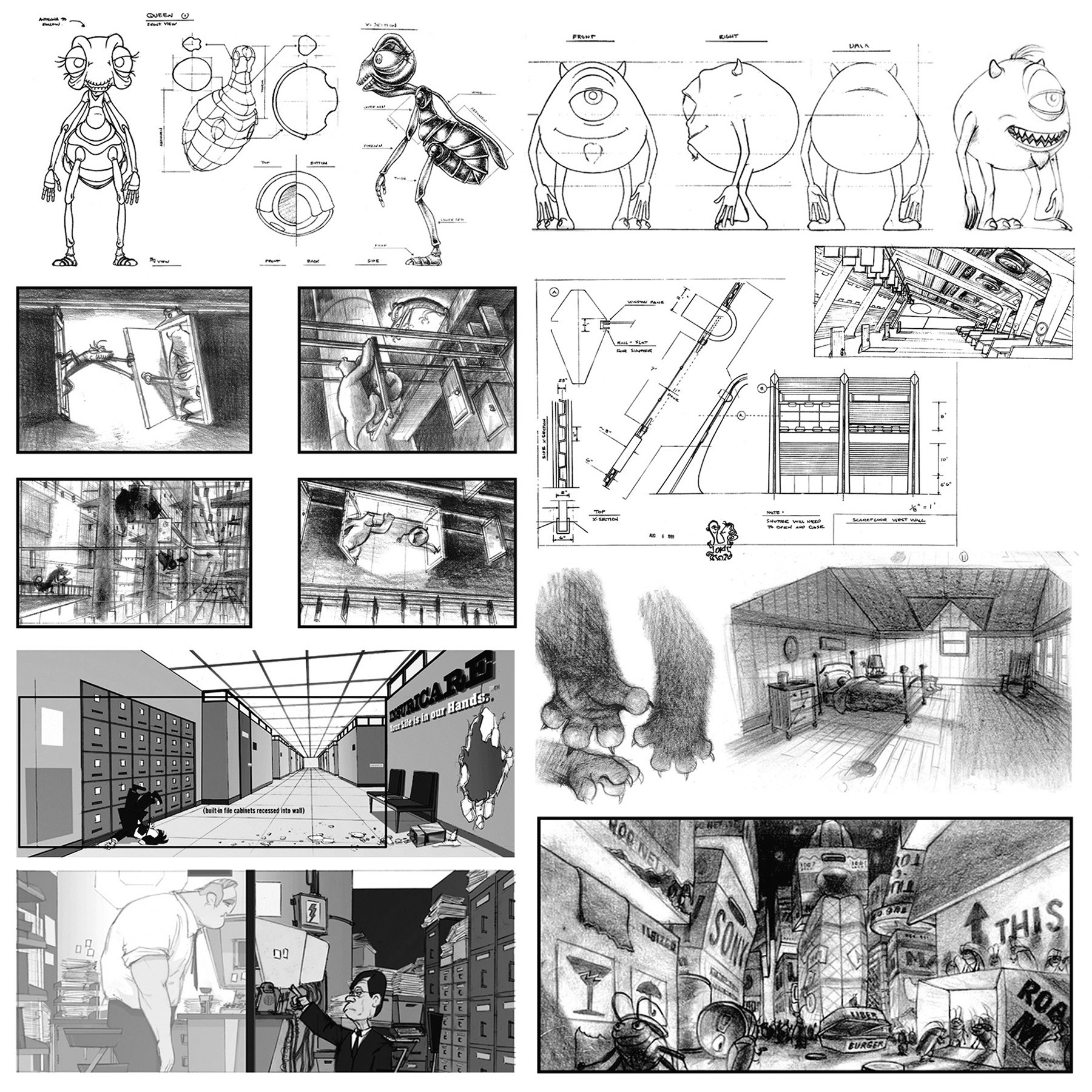 original pixar sketches