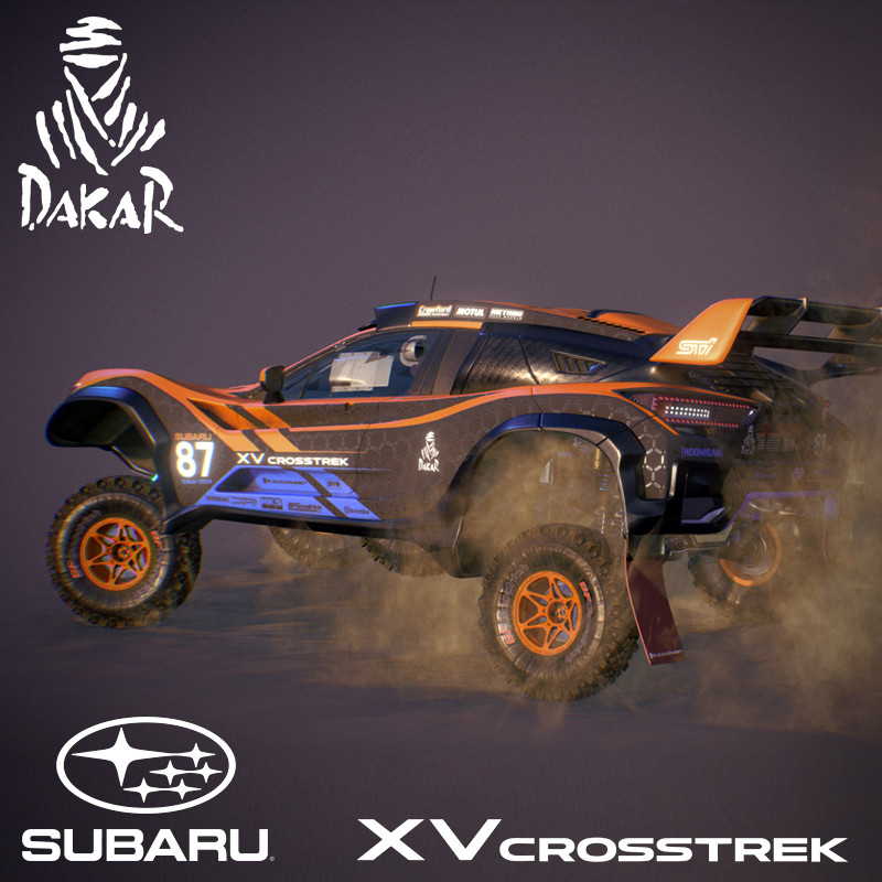 ArtStation - 2019 Subaru XV Crosstrek Dakar Rally Raider