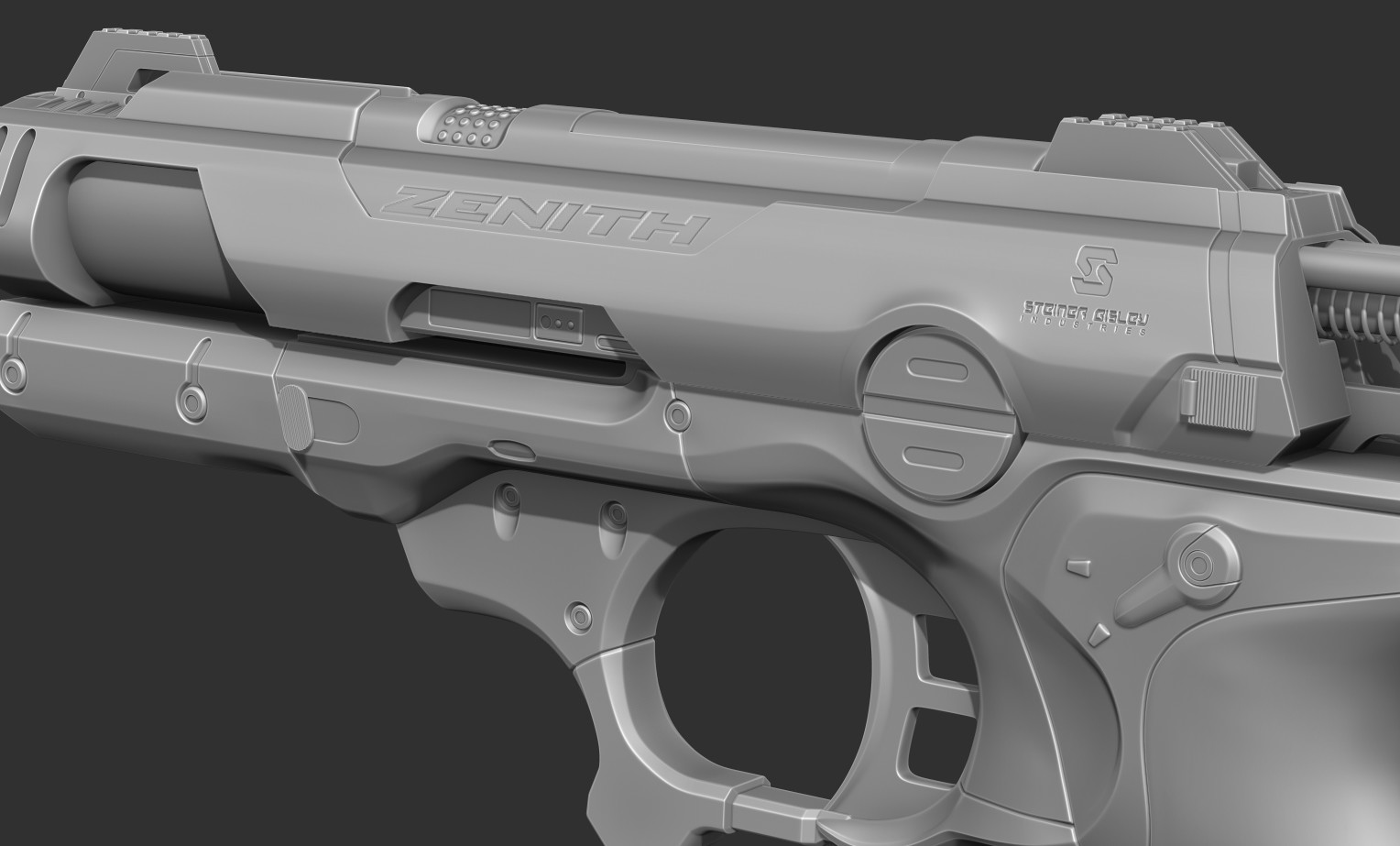ArtStation DXMD Tranquilizer Gun Deus Ex Fan Art