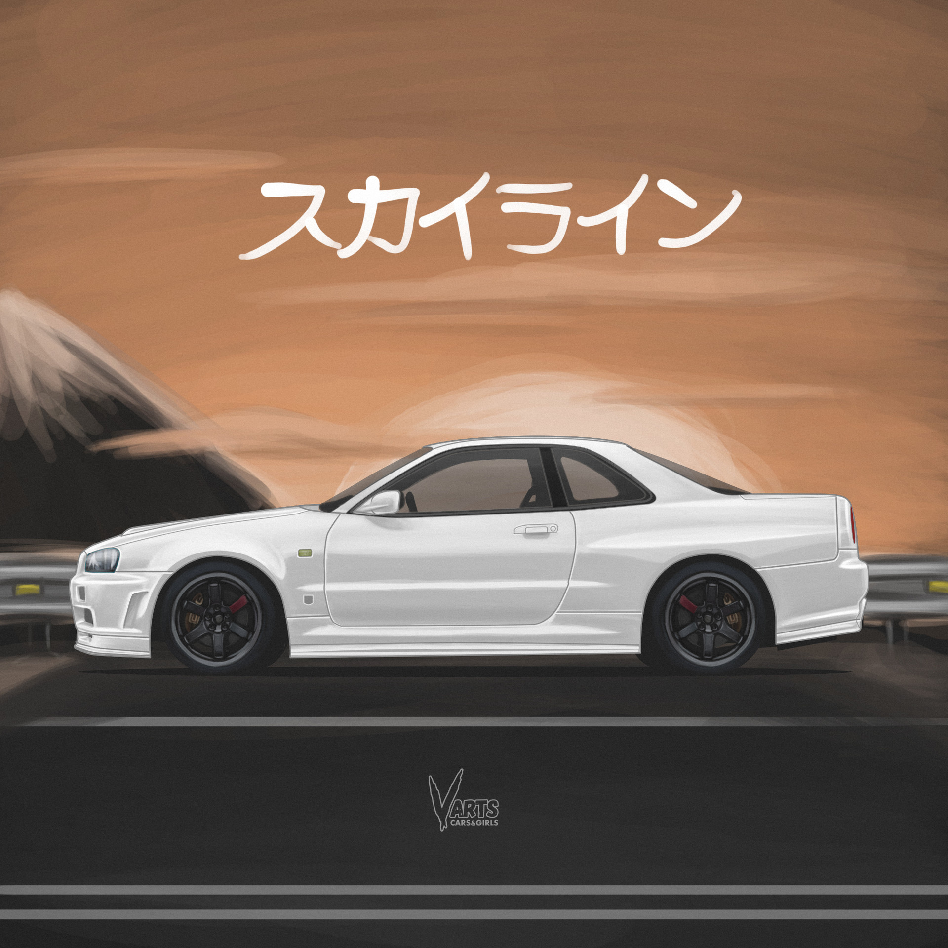 Artstation Nissan Skyline Gt R 34 Vitalii Denysenko