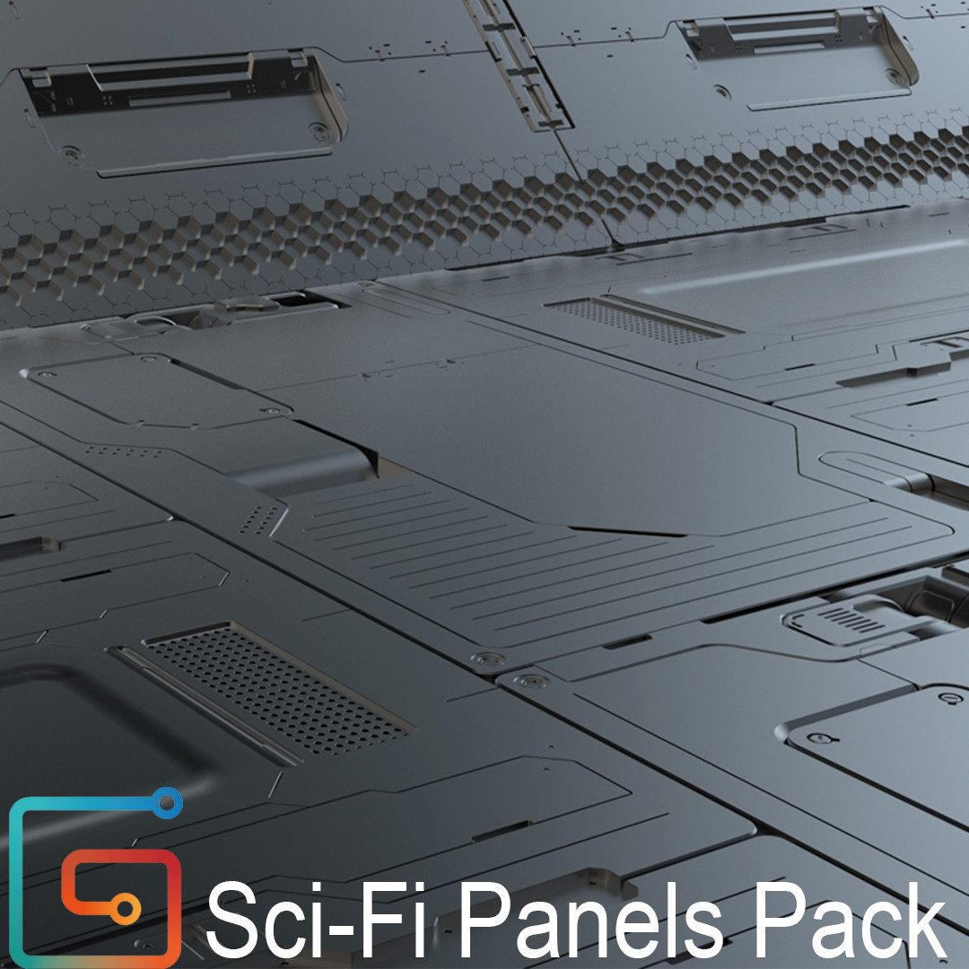 ArtStation SciFi Panels Pack vol 1