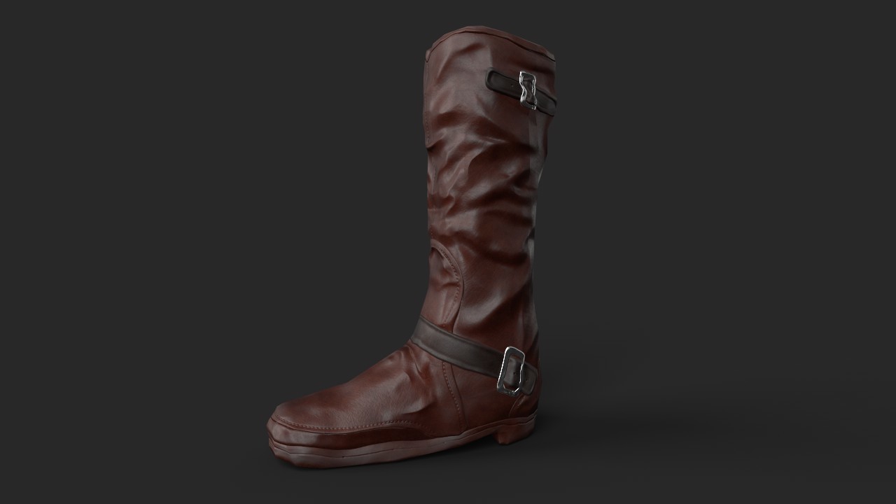 ArtStation - Lowpoly boot