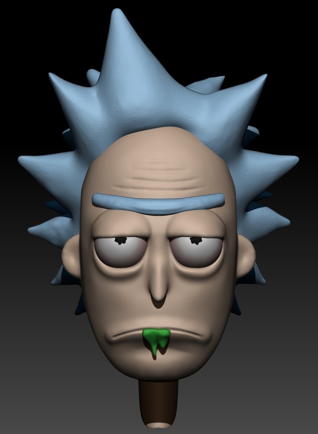 ArtStation - 3D Rick