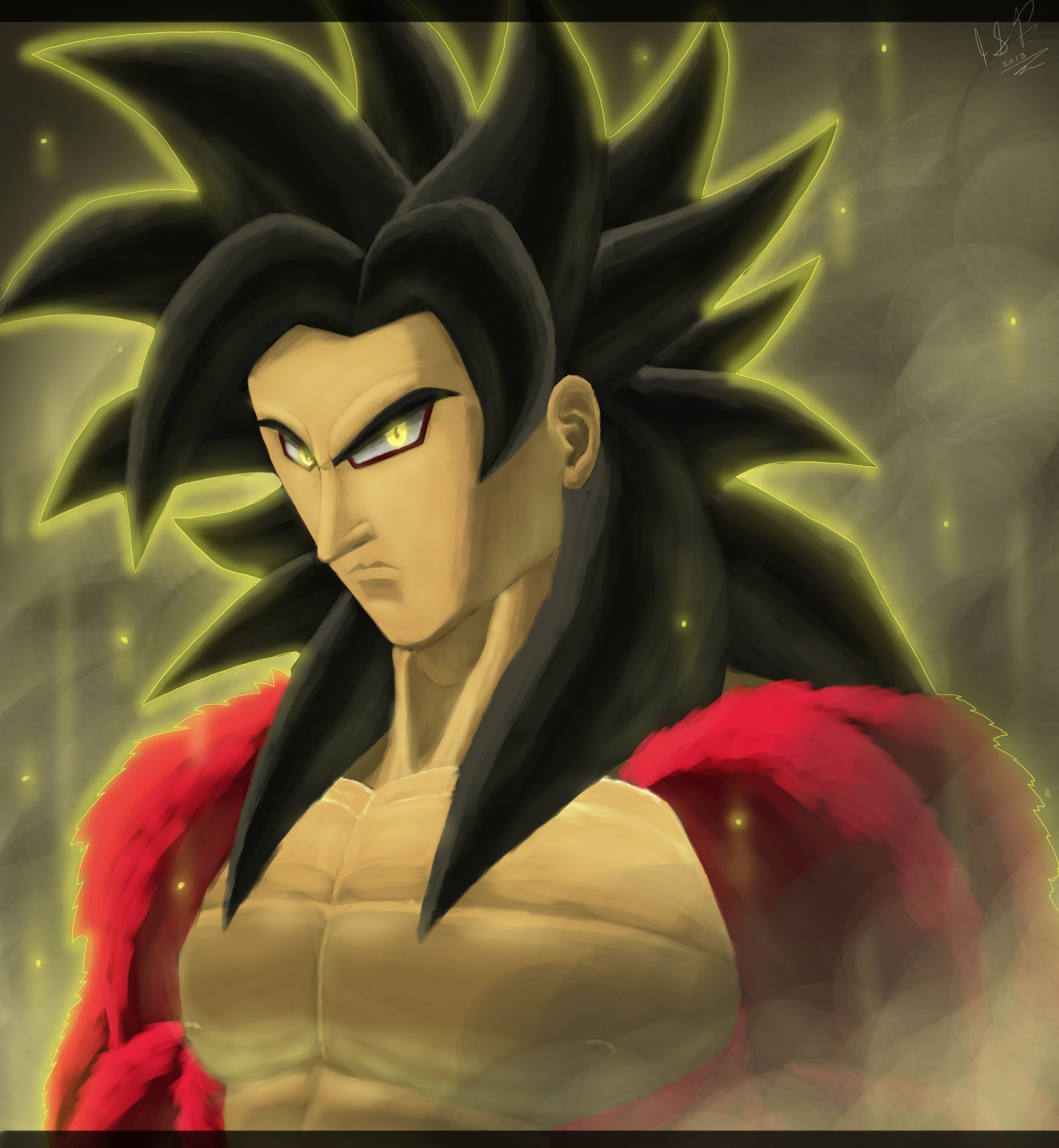 ArtStation - GOKU SUPER SAIYAJIN 4