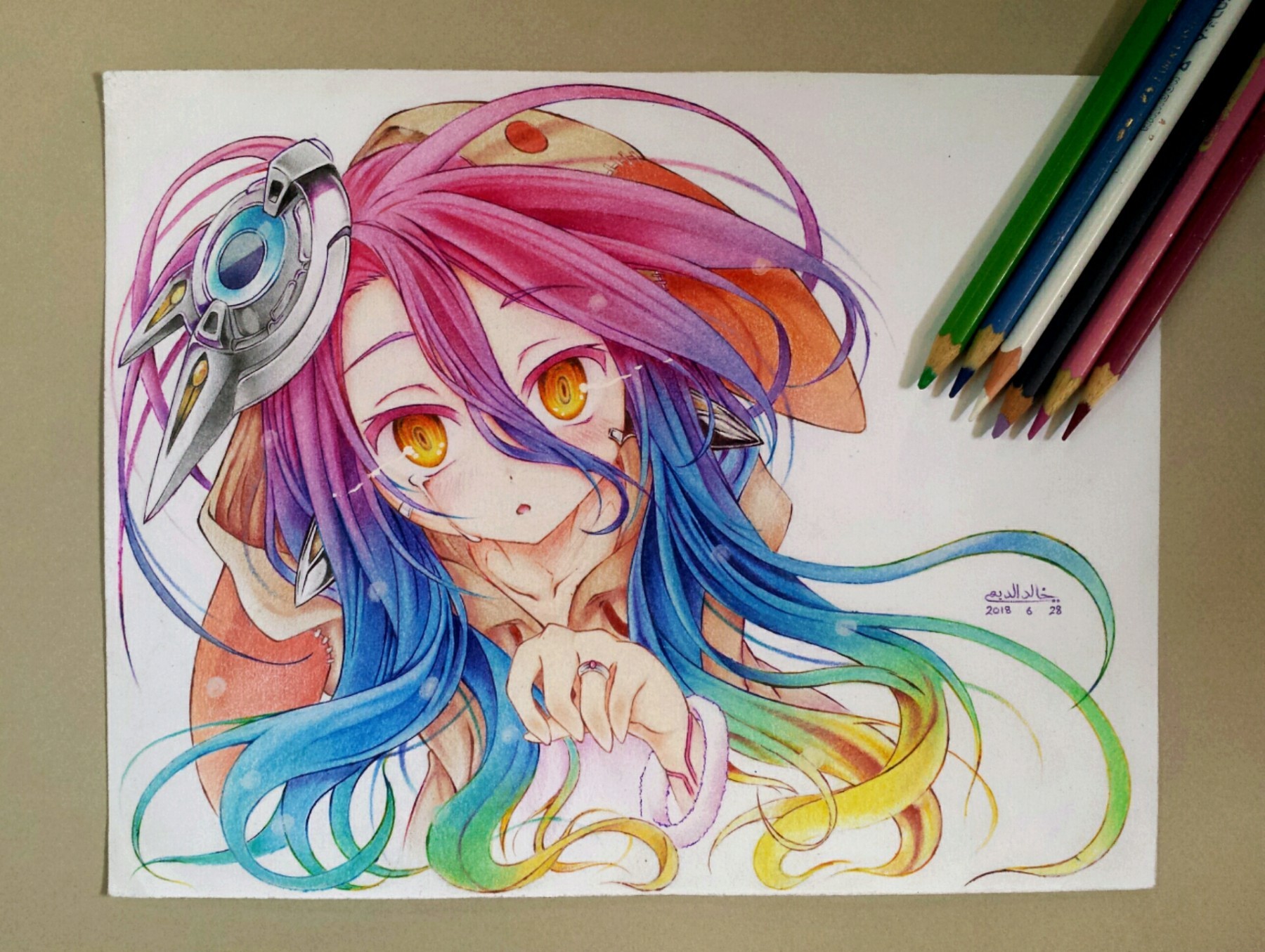Color art drawing