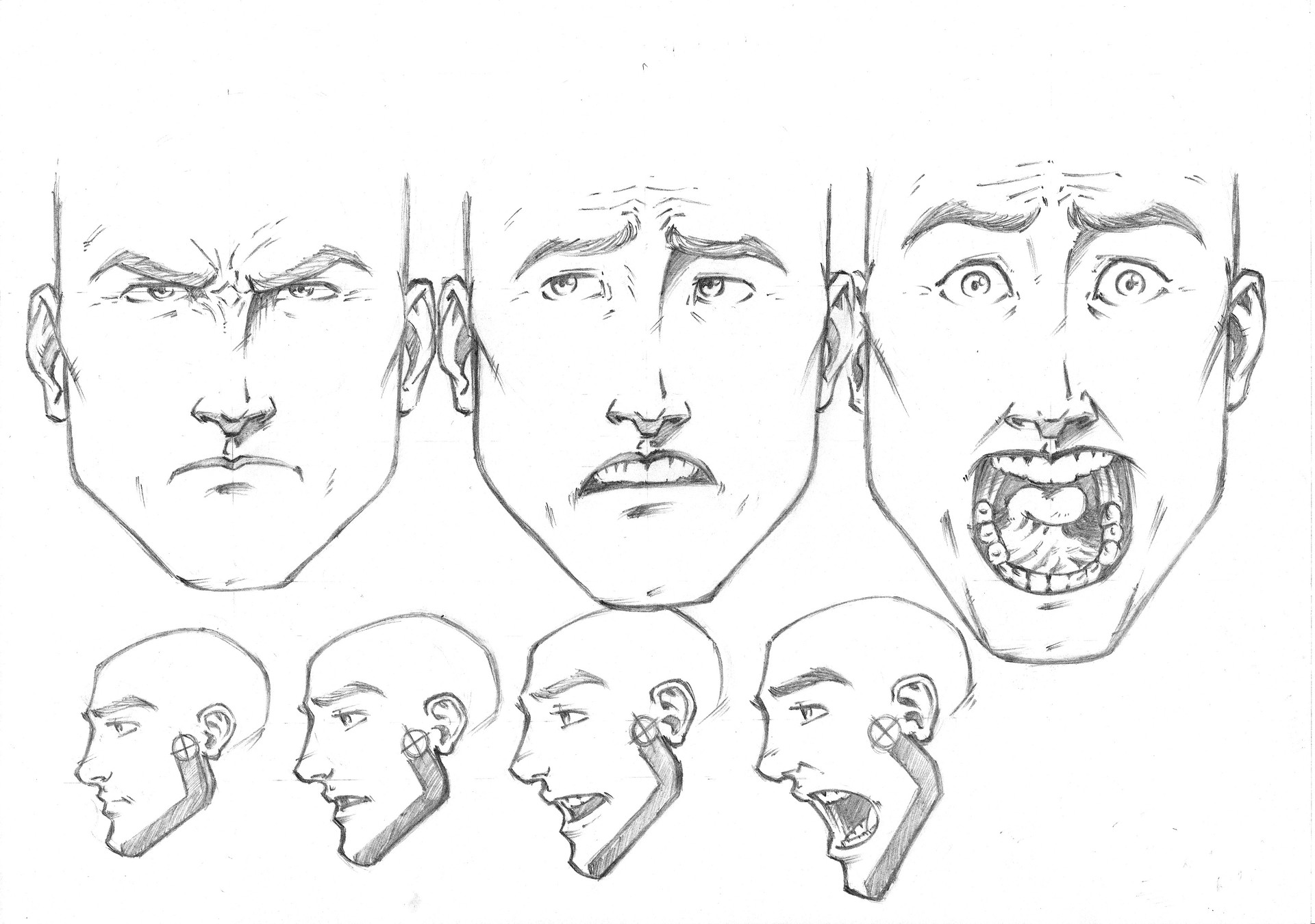 ArtStation - Study of face expression