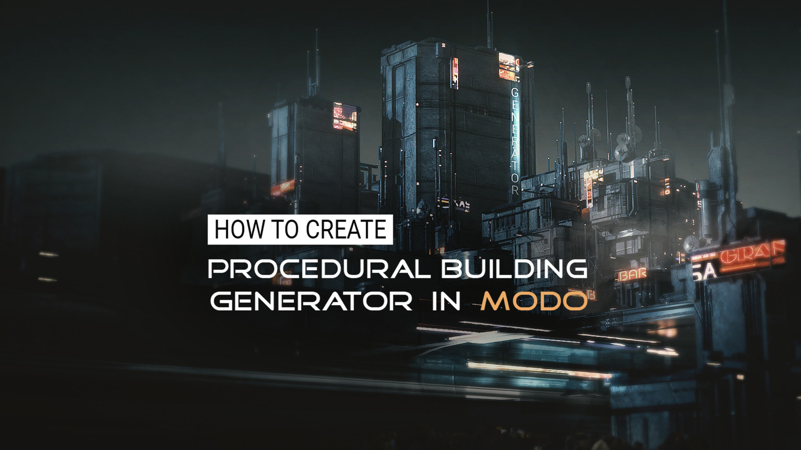 Gumroad - How to create Procedural Building Generator in Modo