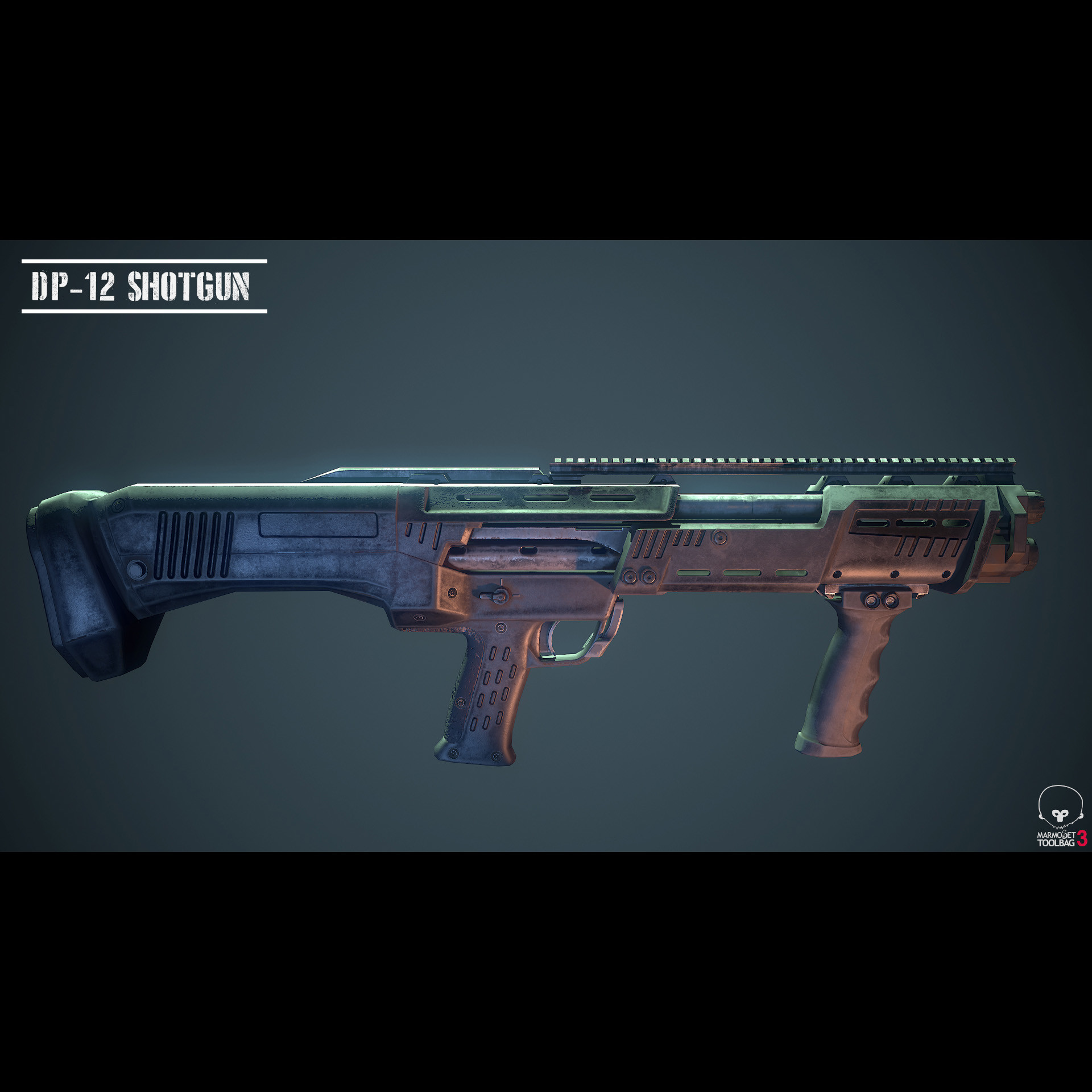 ArtStation - DP_12 Shotgun