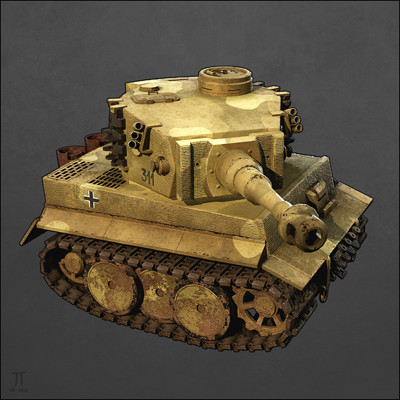 Chibi Tiger Tank
