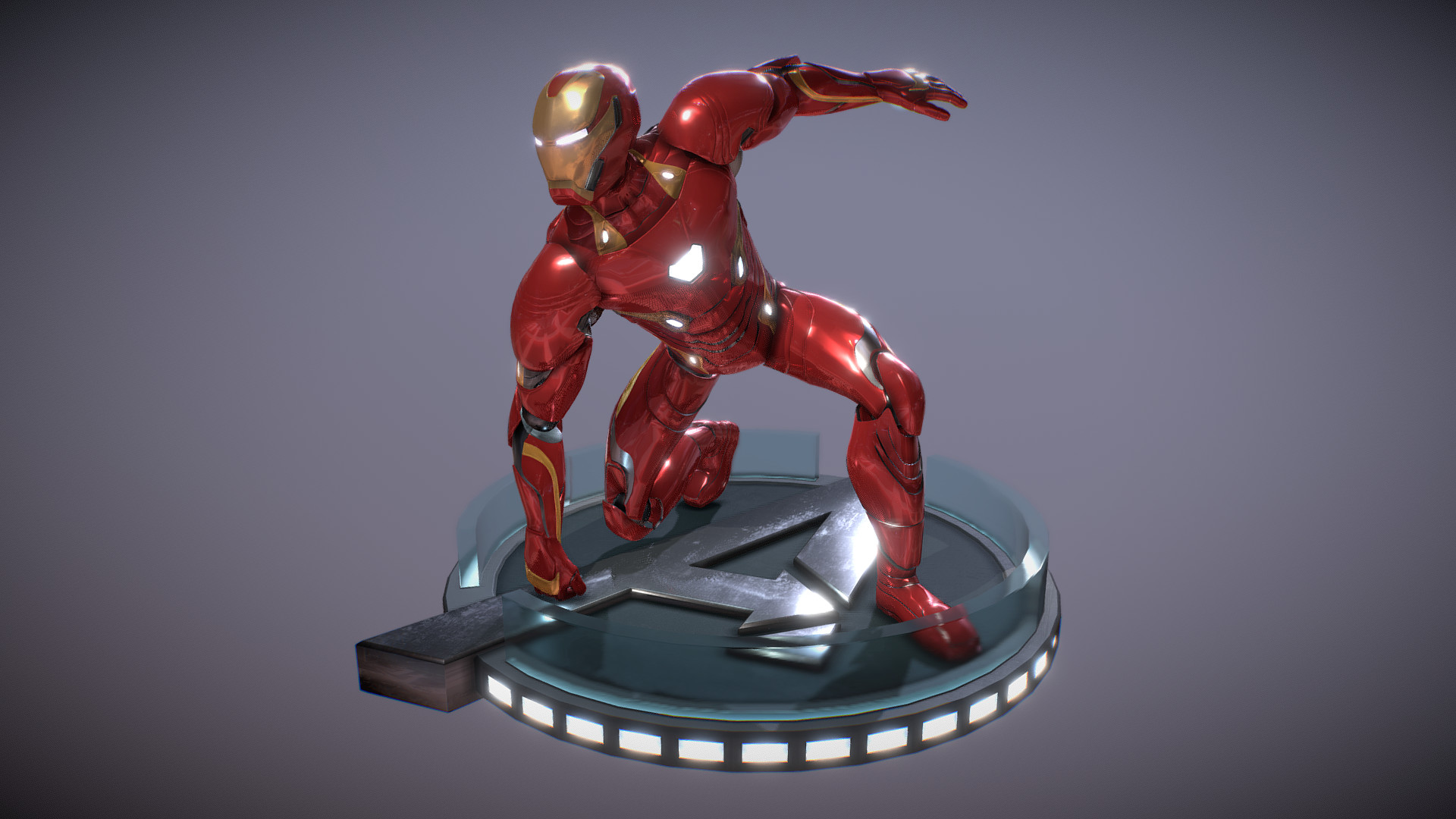 Artstation Avengers Inifnity War Iron Man Bleeding Edge Armour