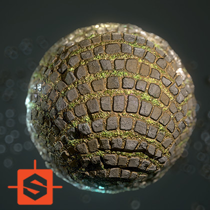 ArtStation - Old Cobble Stone Pavement