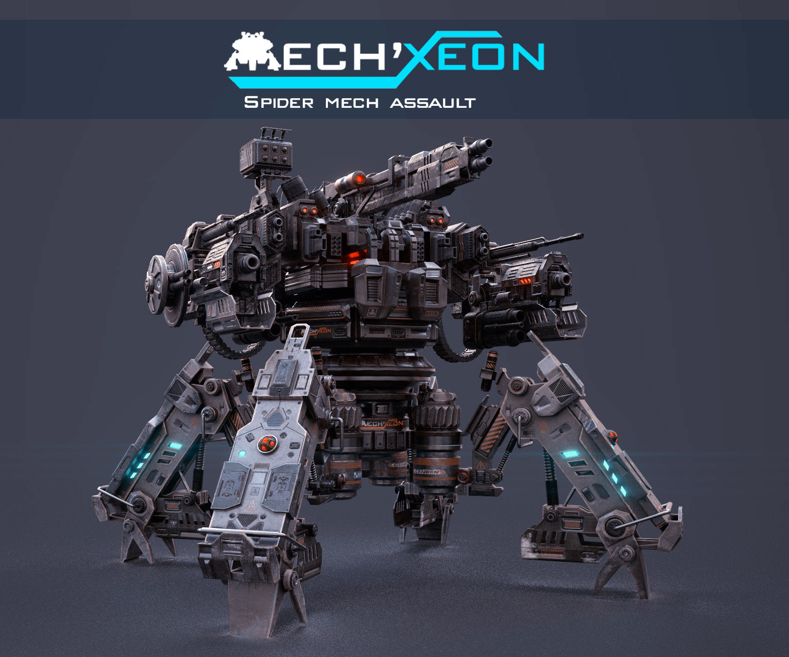 ArtStation - Mech'Zeon [Spider mech assault]
