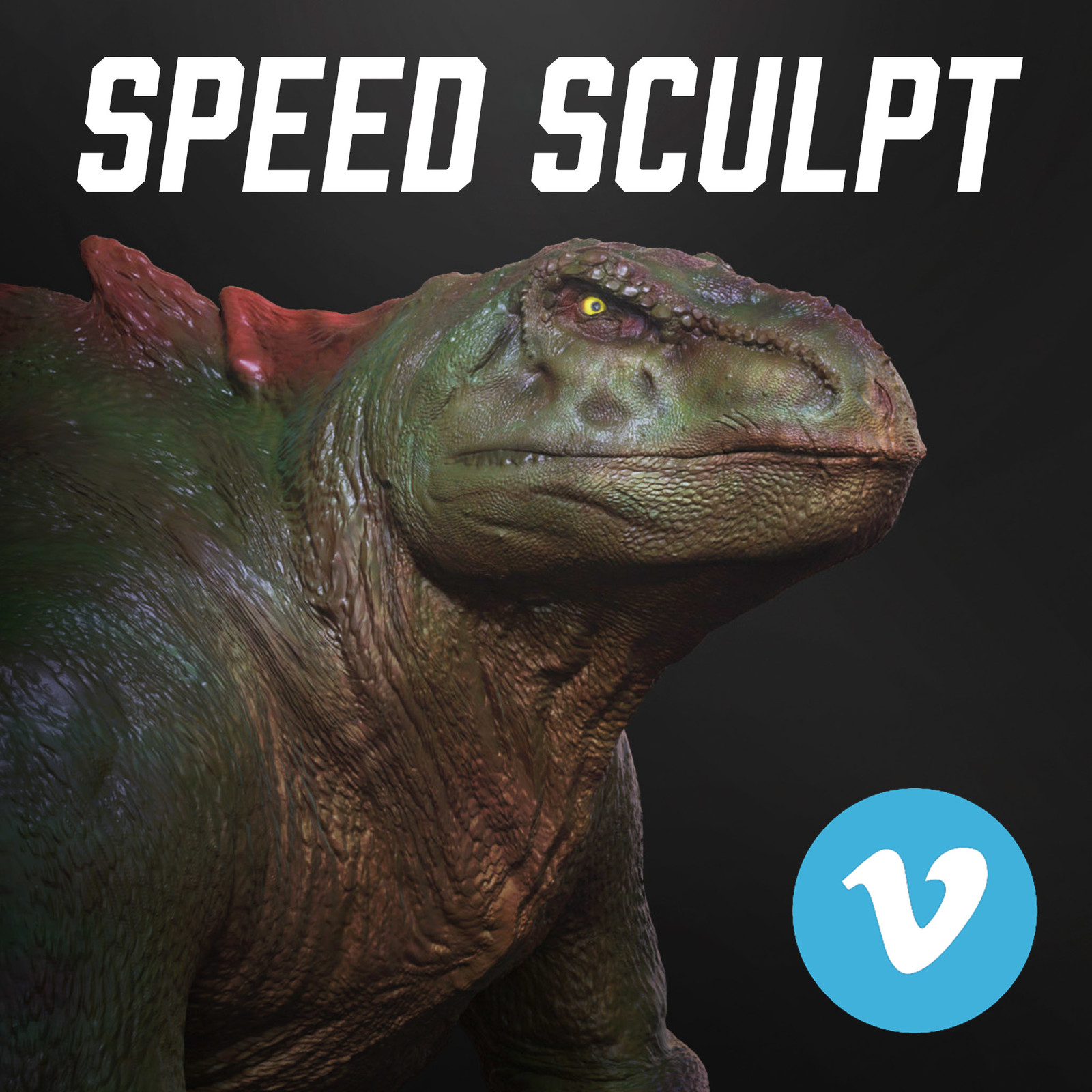 Lenny the upright Dinosaur - Speed sculpt