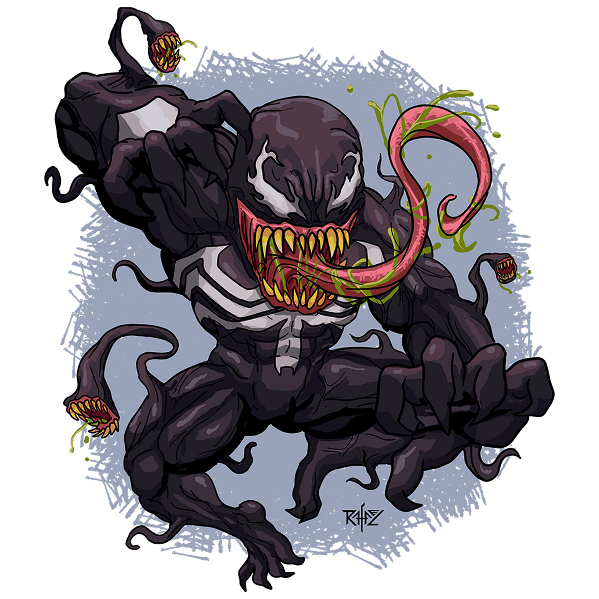 A Chibi Venom drawing, because drawing Chibi's is cool. 
