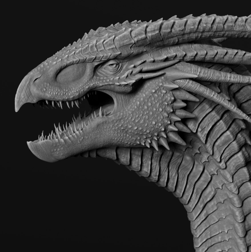 ArtStation - Memento Mori - Dragon