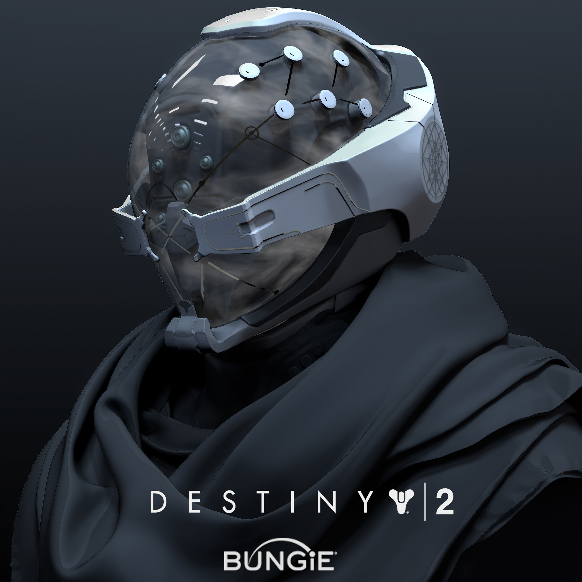 exotic warlock helmet destiny 2 concept by Adrian Majkrzak https://www.arts...