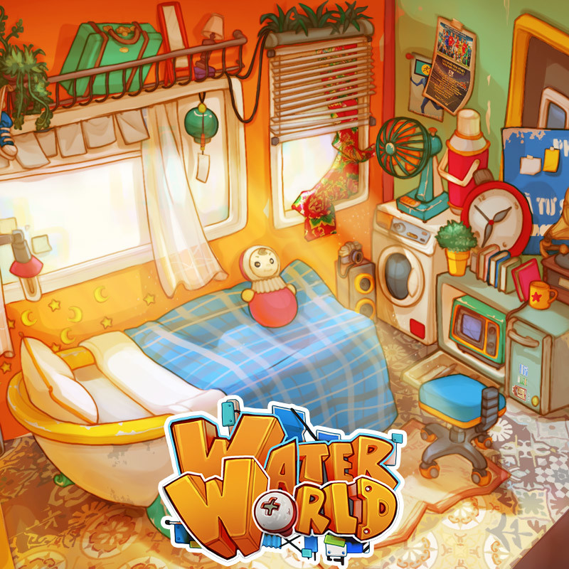WaterWorld - Mee's Room Final Design
