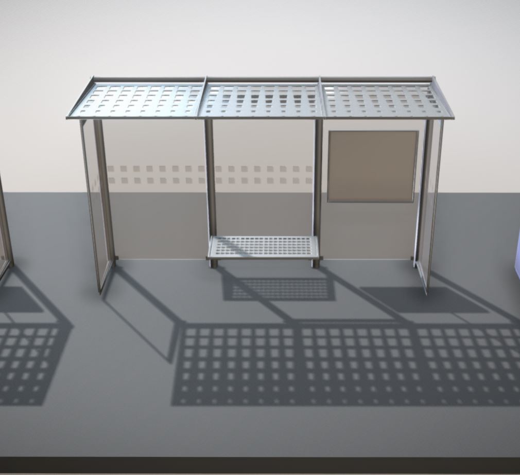 ArtStation - Modular bus stop