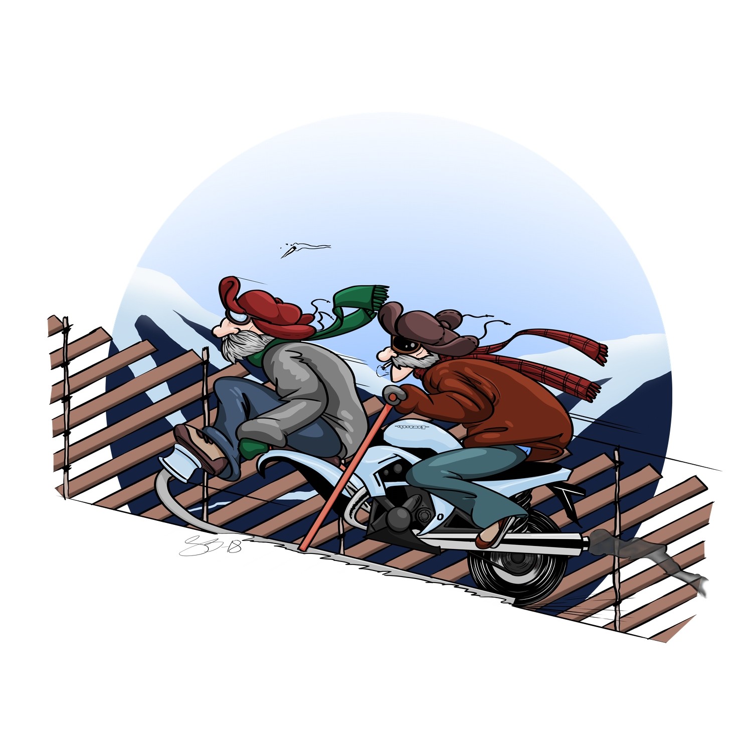 ArtStation Motorized Kicksled