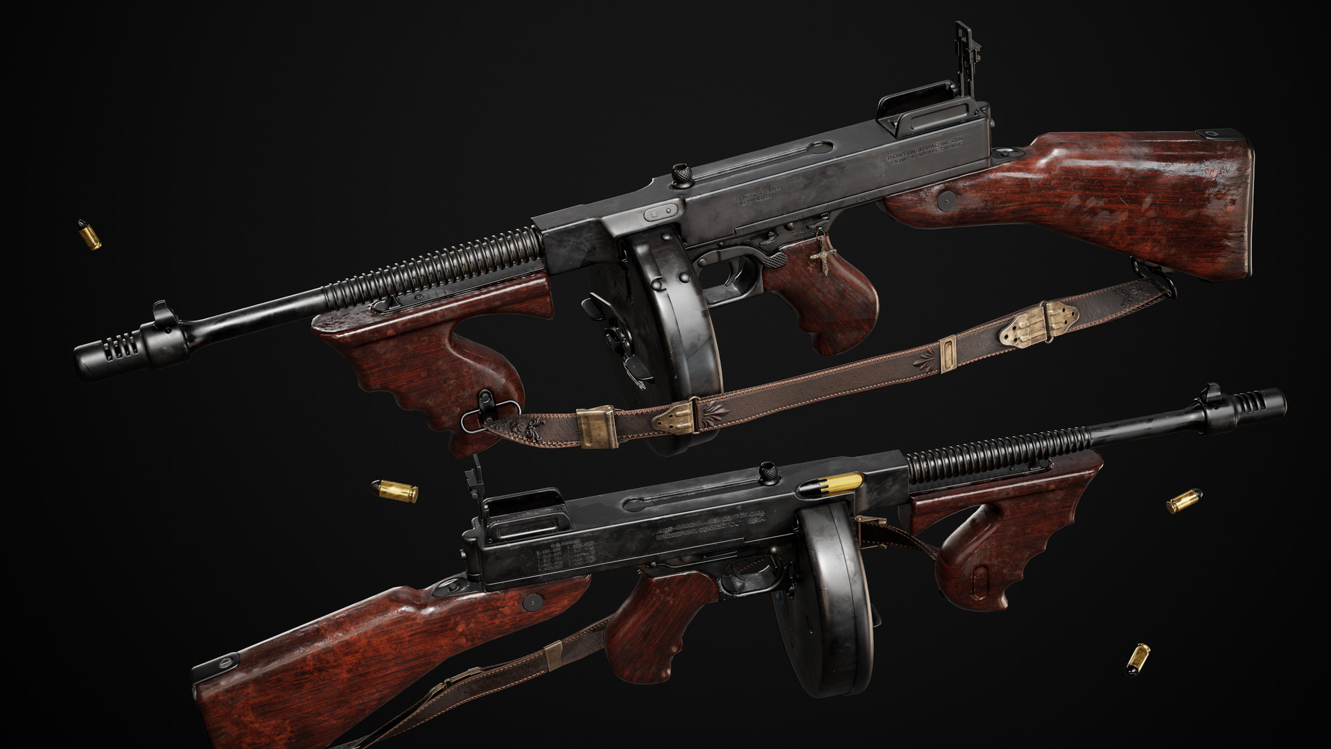 ArtStation - Thompson Submachine Gun