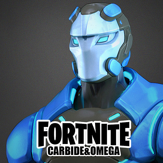 ArtStation Fortnite Carbide and Omega