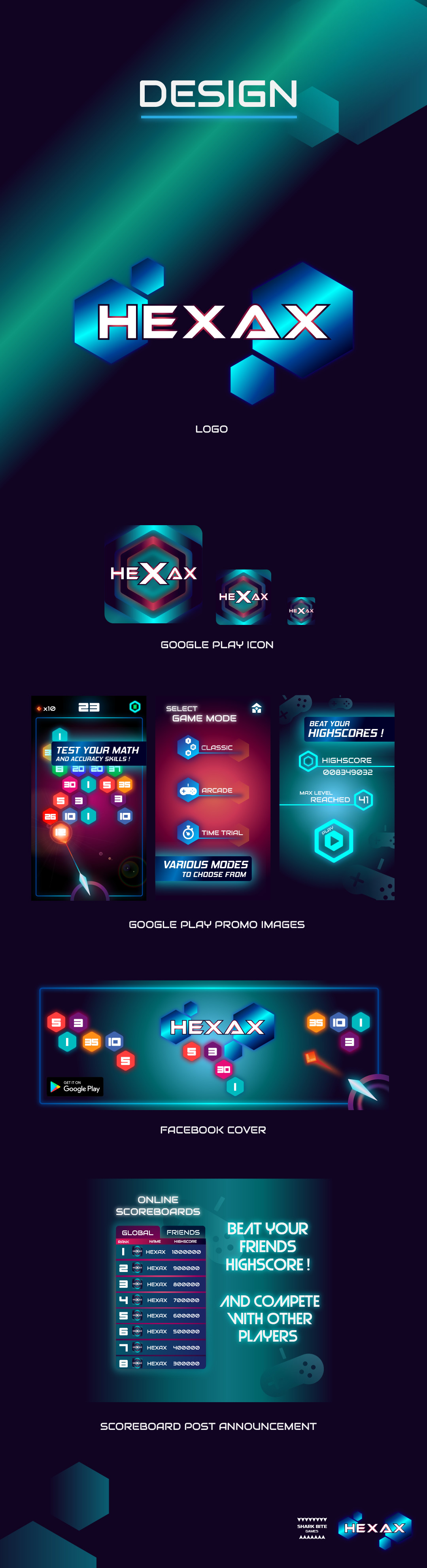 ArtStation - HEXAX - UI game design