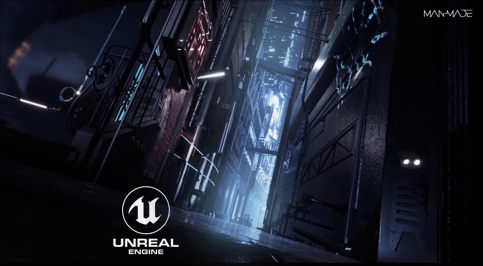 Киберпанк сцены. Unreal engine Cyberpunk environment Bundle. Обои на ПК все по полочкам.