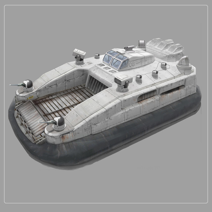 ArtStation - Hover Craft Docking Bay