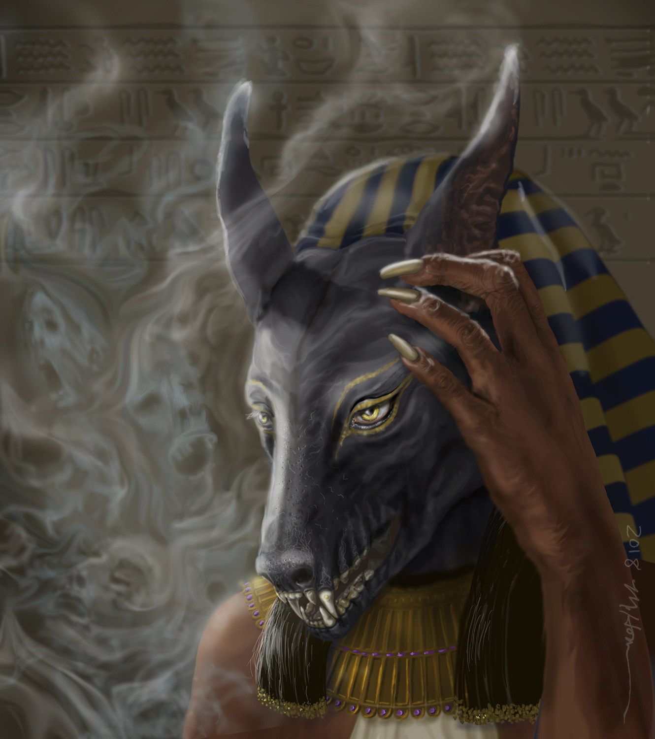 Artstation The Anubis God Of Mummification